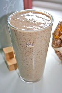 Breakfast oatmeal breakfast drink