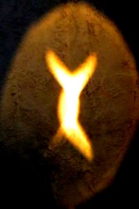 strange glowing shape