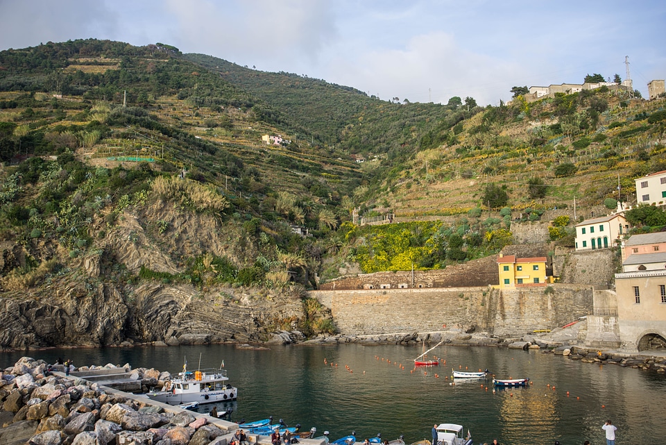 Terraces europe liguria photo