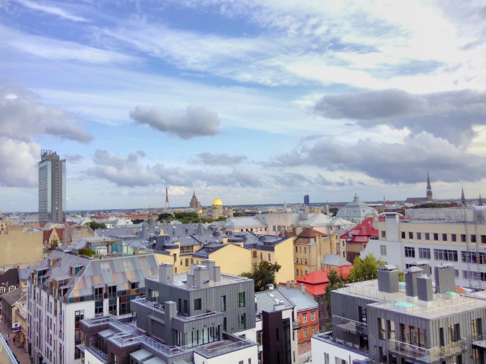 Blick über Riga