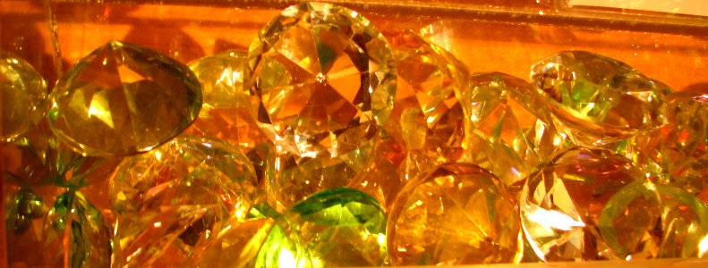 yellow faceted glass texture photo