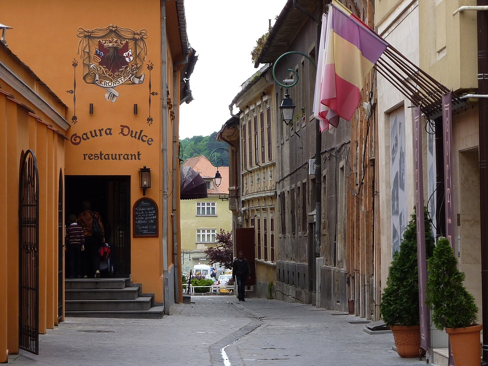 Romania street historic