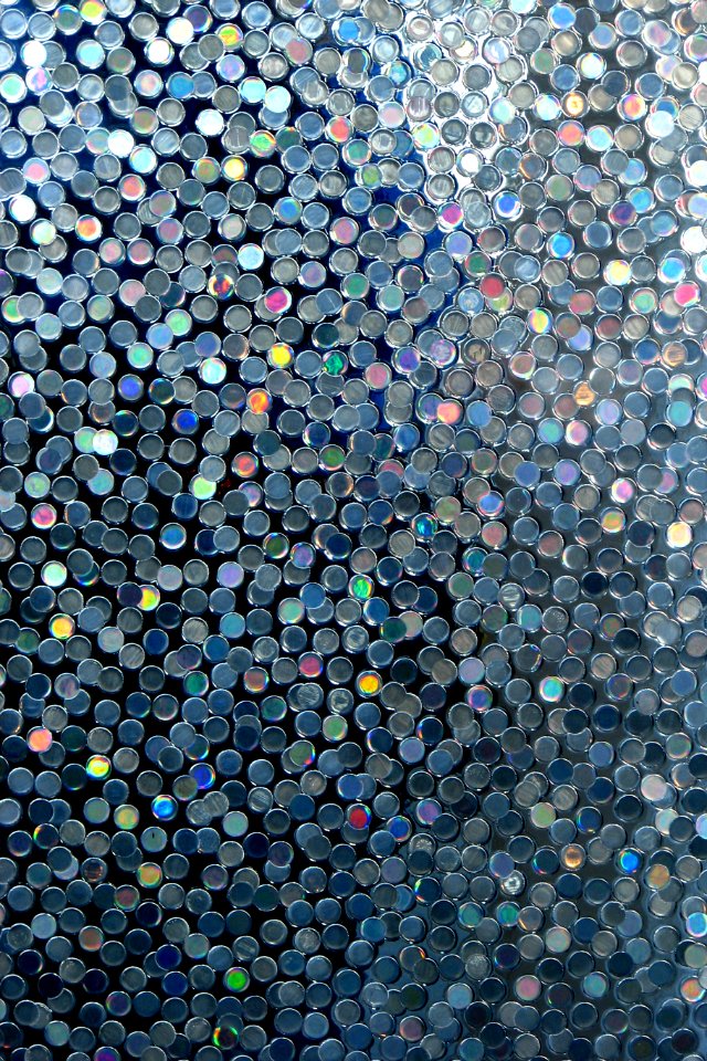 multicolored shell discs