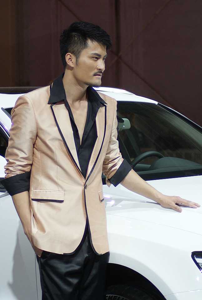 Handsome guy cold model