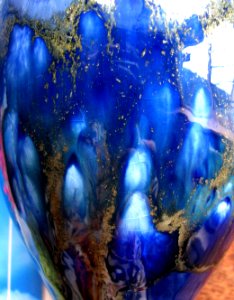 blue glass texture 1 photo