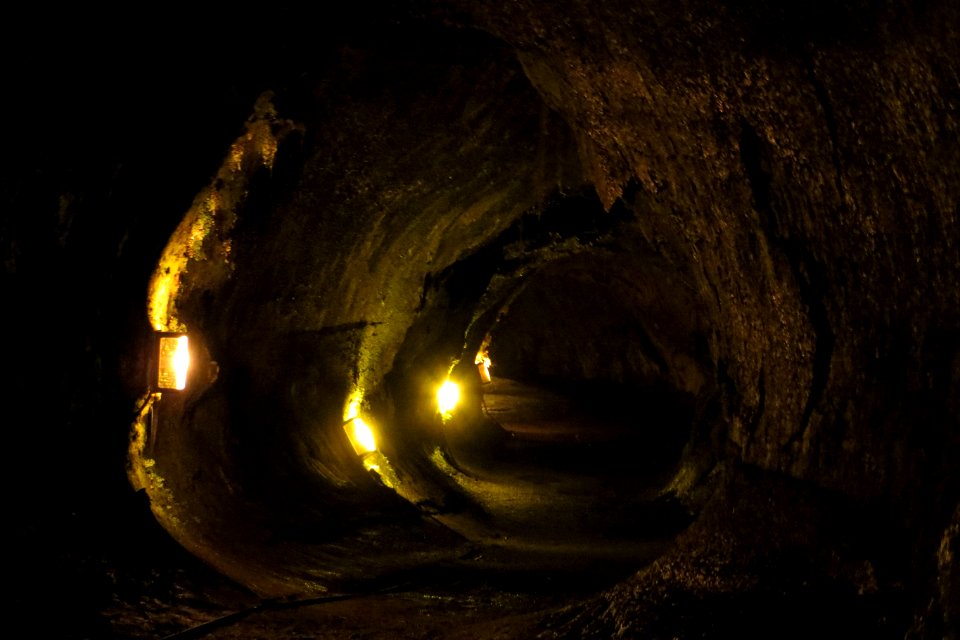 lava tube, Hawaii