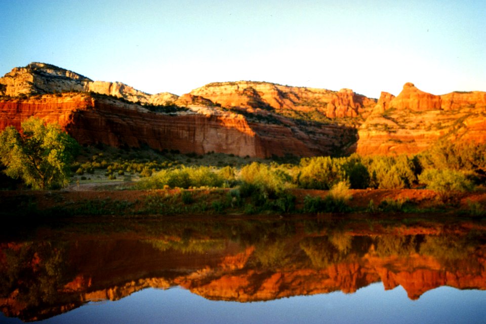 sunset reflections, Sedona