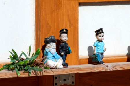 옛날 교복 사람인형 캐릭터 Old man doll