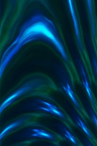 wavy blue-and-green foil photo