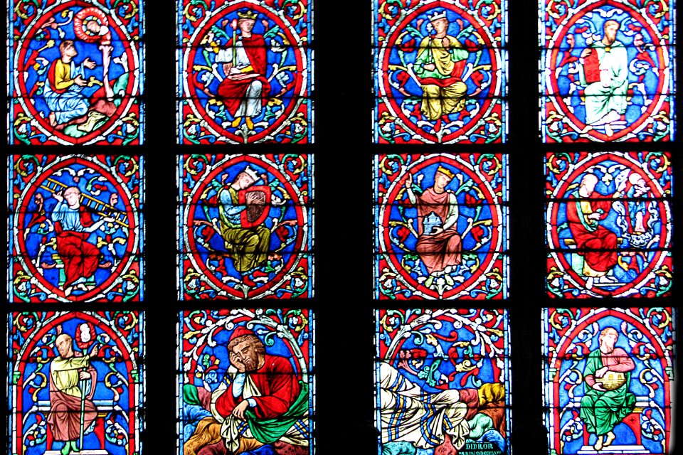 stained glass window