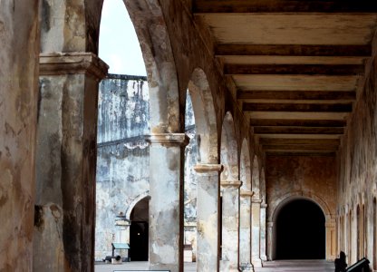 corridor, Puerto Rican fort photo