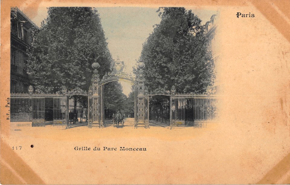 117 GRILLE DU PARC MONCEAU