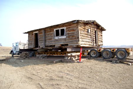 Western Energy Coal Reclamation Cabin Move