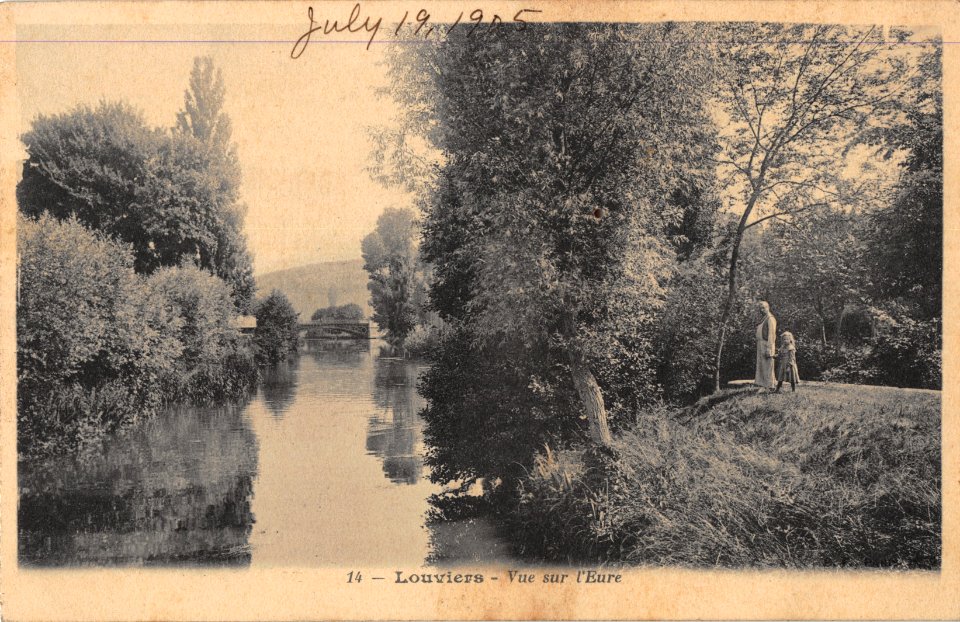 14 LOUVIERS - VUE SUR L'EURE
