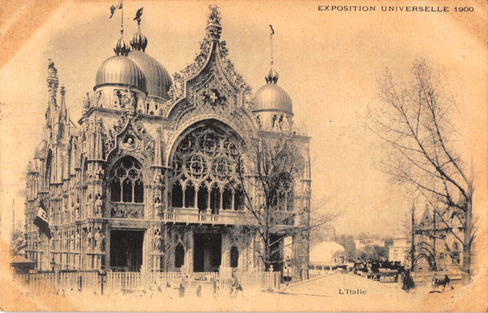 7 EXPOSITION UNIVERSELLE 1900 - L'ITALIE