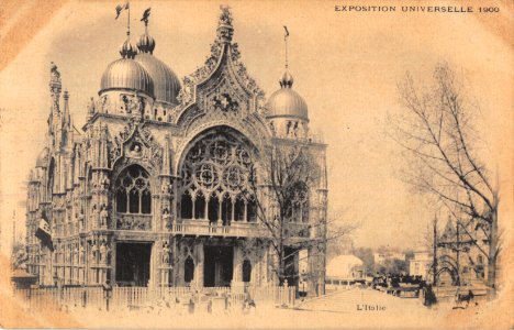 7 EXPOSITION UNIVERSELLE 1900 - L'ITALIE