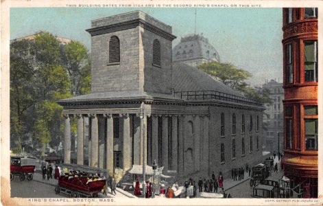 KINGS CHAPEL BOSTON MASSACHUSETTS