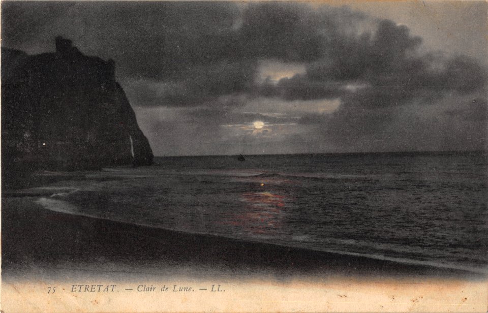 75 ETRETAT - CLAIR DE LUNE