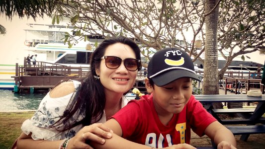 Selfie sambil menunggu boarding @ Dermaga Bali Hai Cruise #Edisi Jalan Jalan