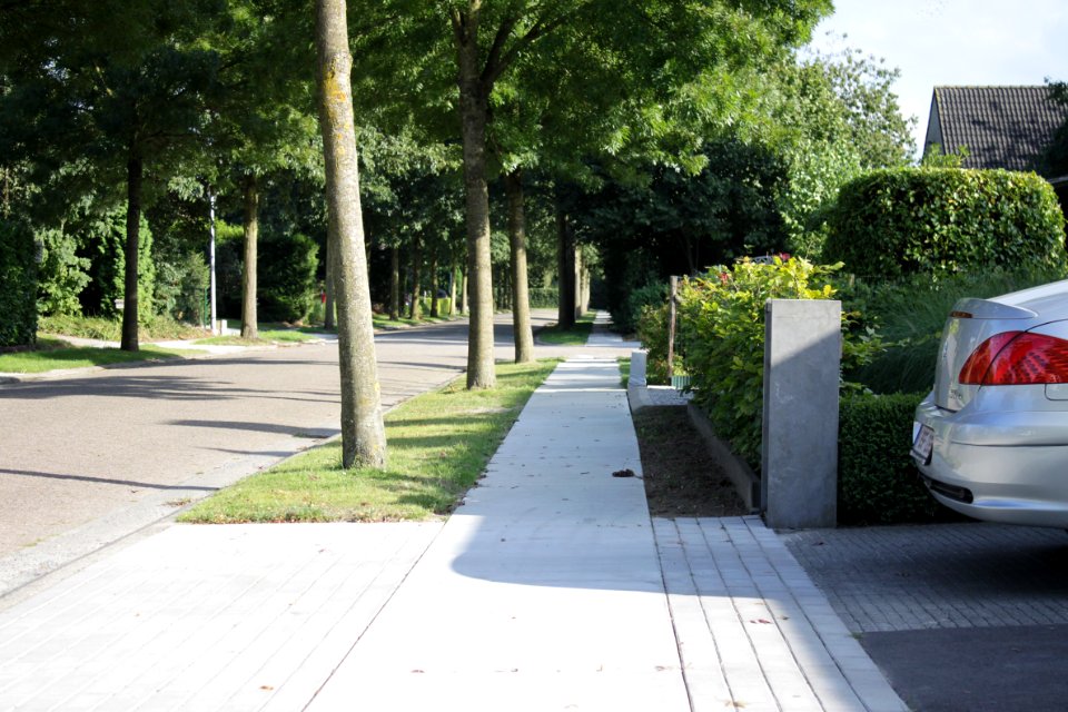 Eurodal aanleg voetpad in Stekene