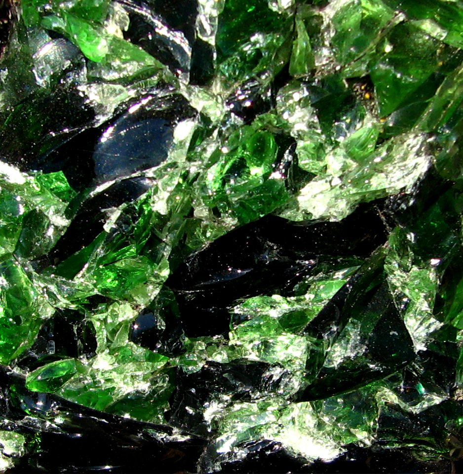 glassy green rock texture photo