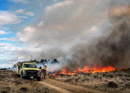 Kendall Coulee South Rx Fire photo