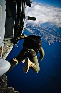 Jumping training military