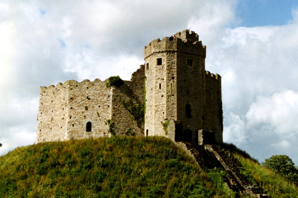 Norman keep, Cardiff Castle, Wales