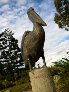 Pelican statue