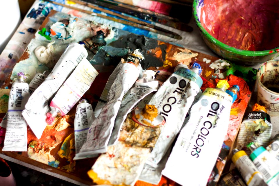 Dyestuffs Paint tube 물감 튜브 CC0photo
