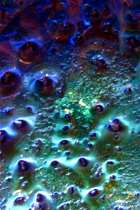 blue-green glass texture photo
