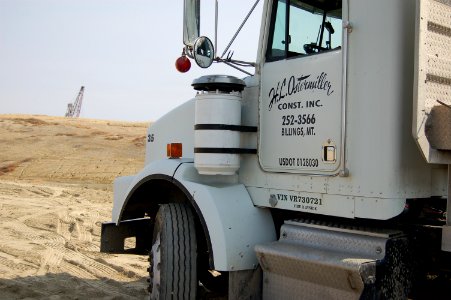 Western Energy Coal Reclamation Cabin Move photo