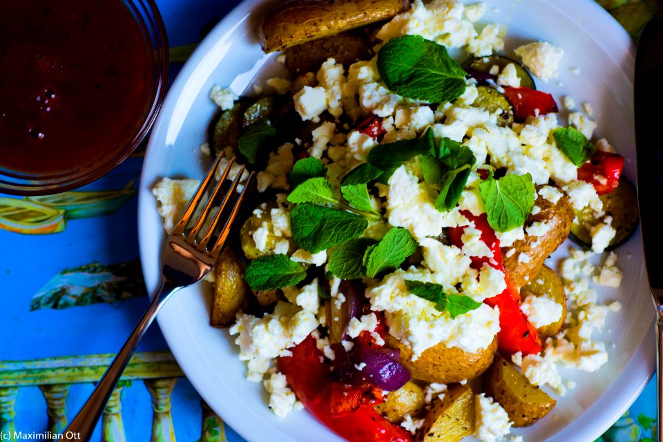 Griechisches Ofengemüse mit Feta