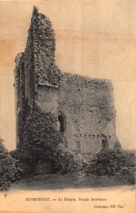 9 DOMFRONT - LE DONJON, FACADE INTERIEURE
