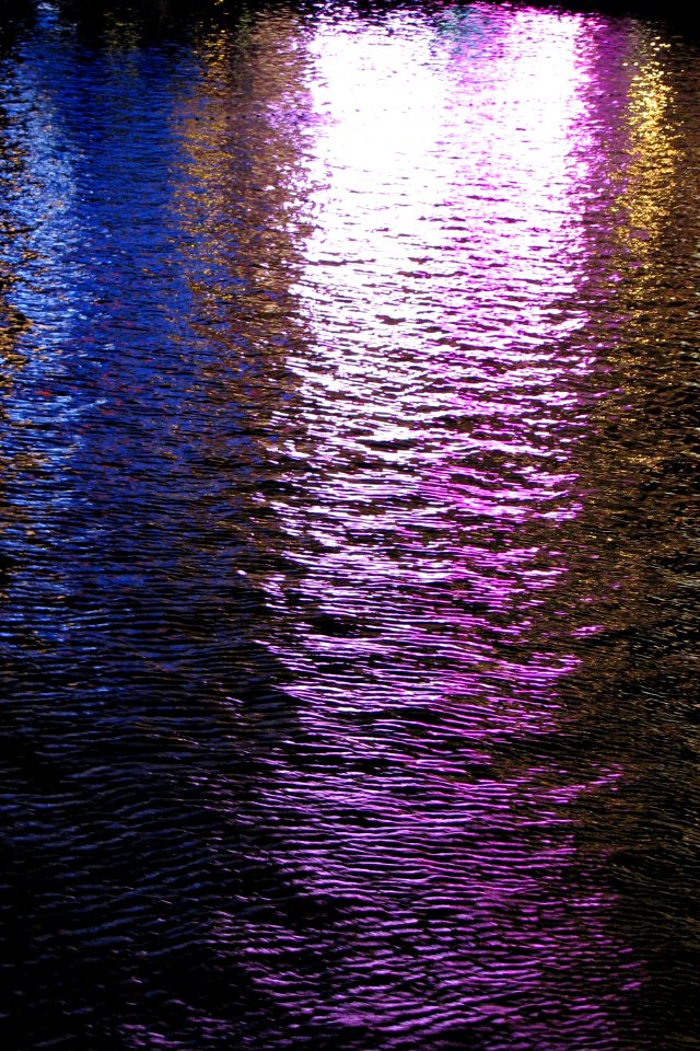 lights in water, Las Vegas 12 photo