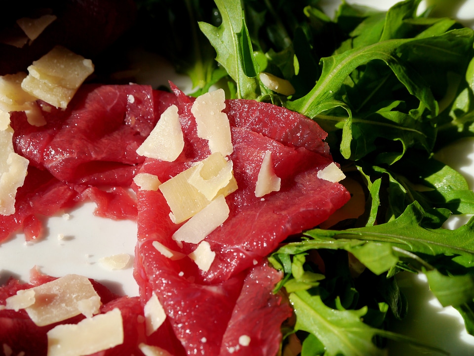 Raw rocket parmesan