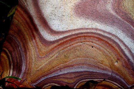rock texture with curved pattern 2 photo