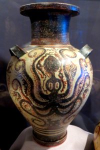 ancient vase with octopus 1 photo