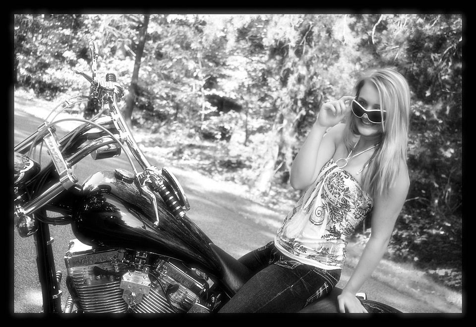 Biker lifestyle attractive