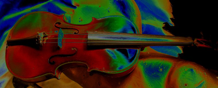 color-solarized violin photo