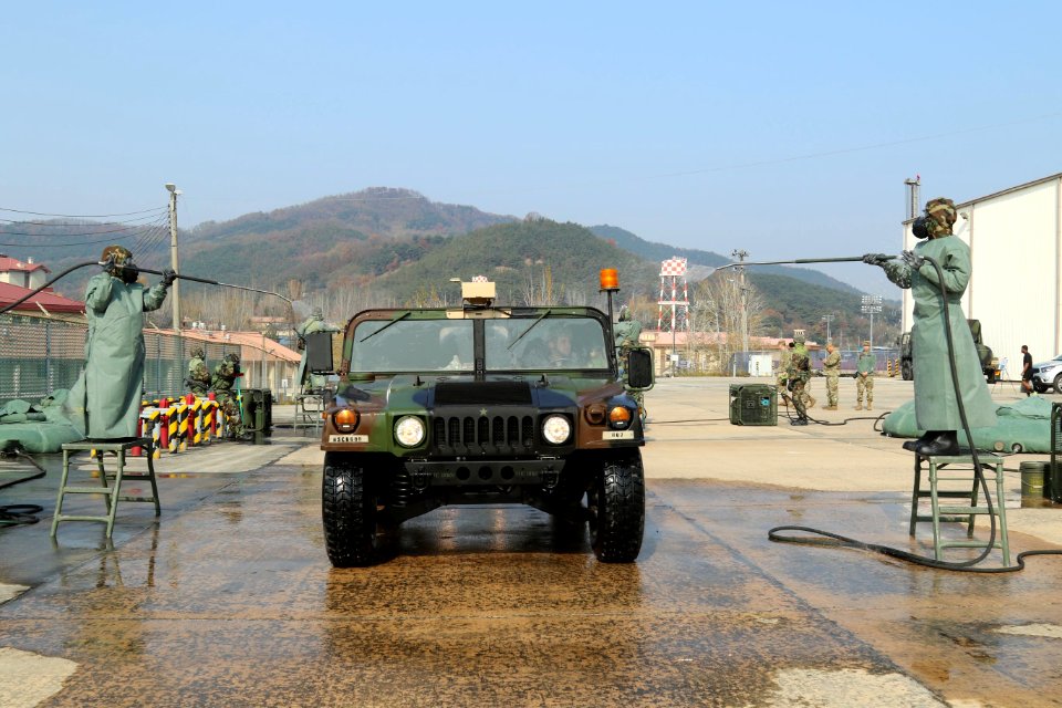Combined CBRN DECON training