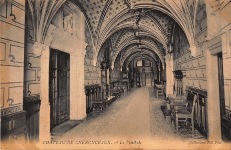 19 CHATEAU DE CHENONCEAUX - LE VESTIBULE