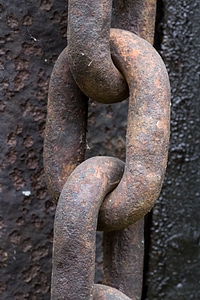 Metal rusted weathered