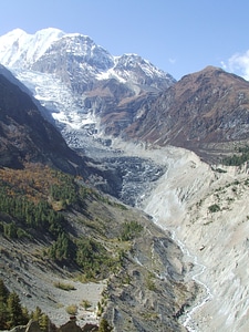 Glacier himalayan nepal photo