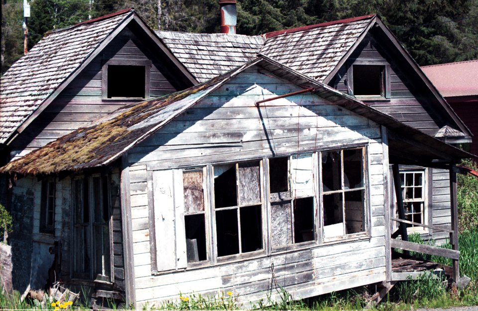 ruined house