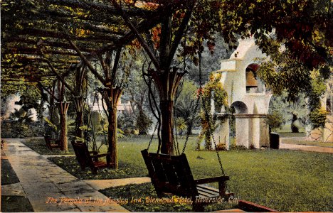 THE PERGOLA AT THE MISSION INN GLENWOOD HOTEL RIVERSIDE CALIFORNIA