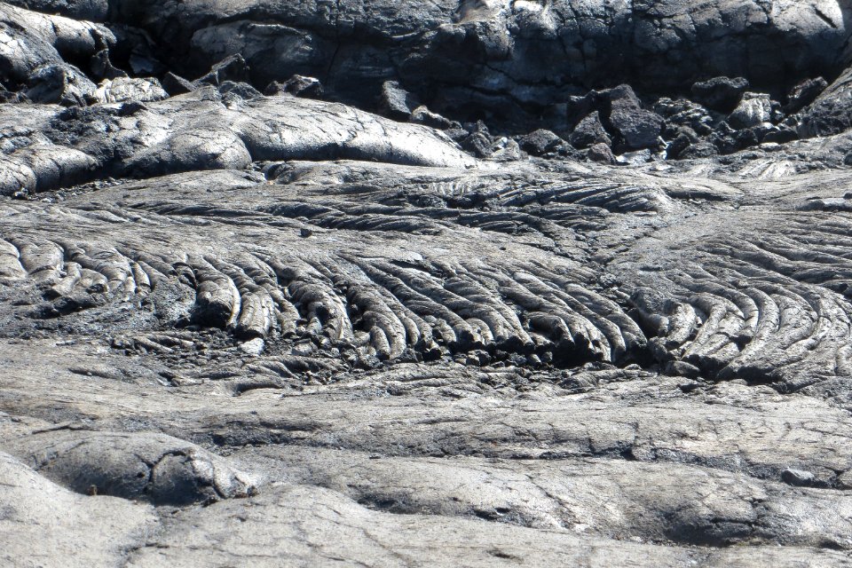 Hawaiian lava texture 1 photo