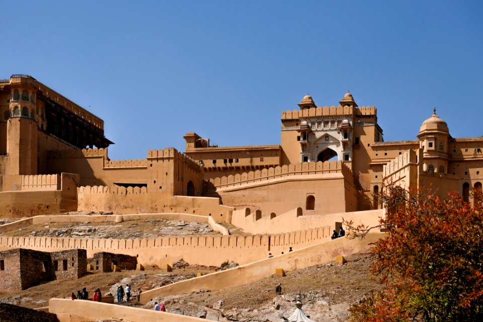 View of Amer Fort, India photo