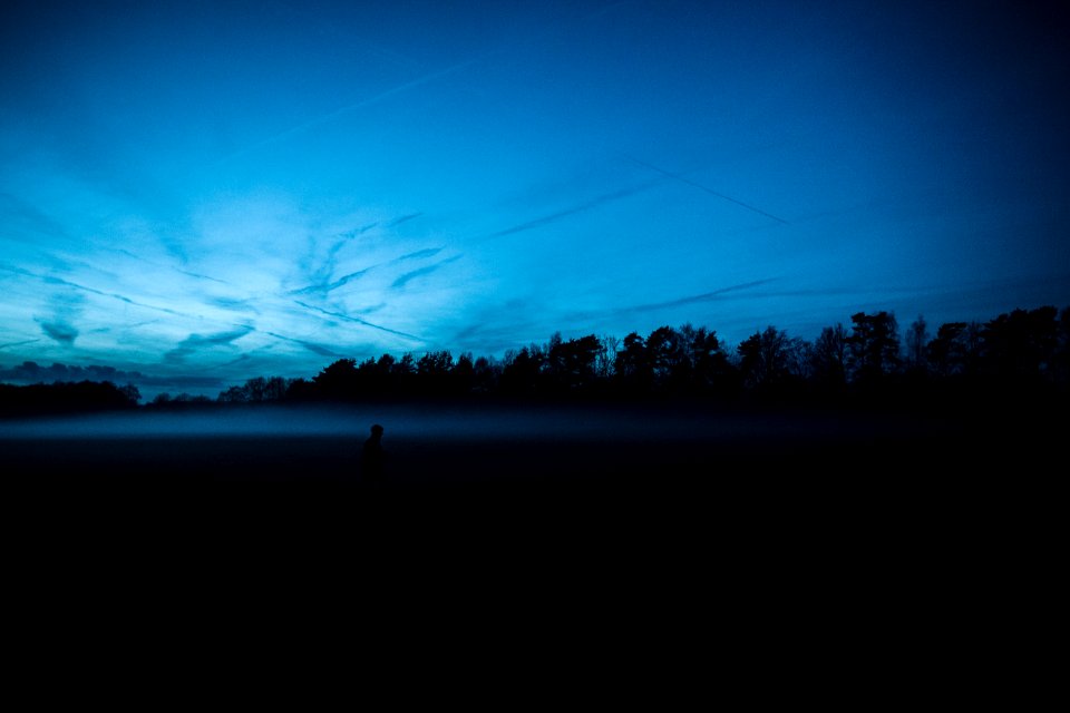 Sunday Evening Blue