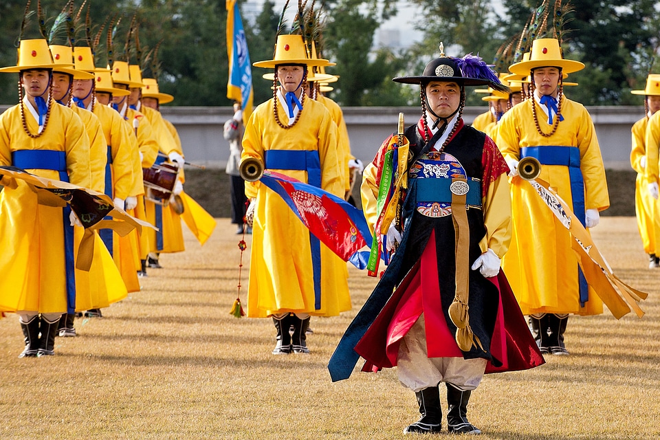 Guard attention asian